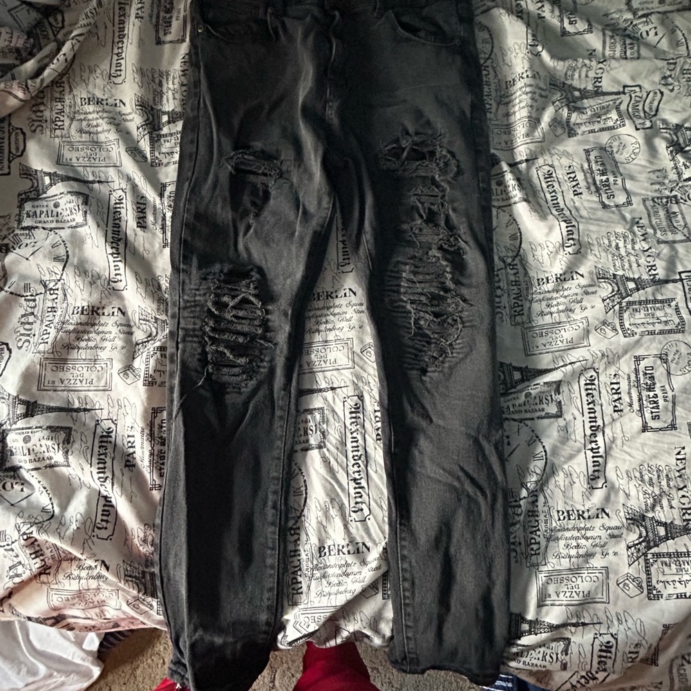 Charcoal Skinny Jeans (34)